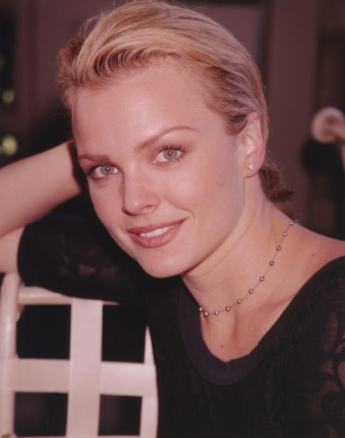 Dina Meyer Posed in Black portrait Photo Print - Item # VARCEL685900