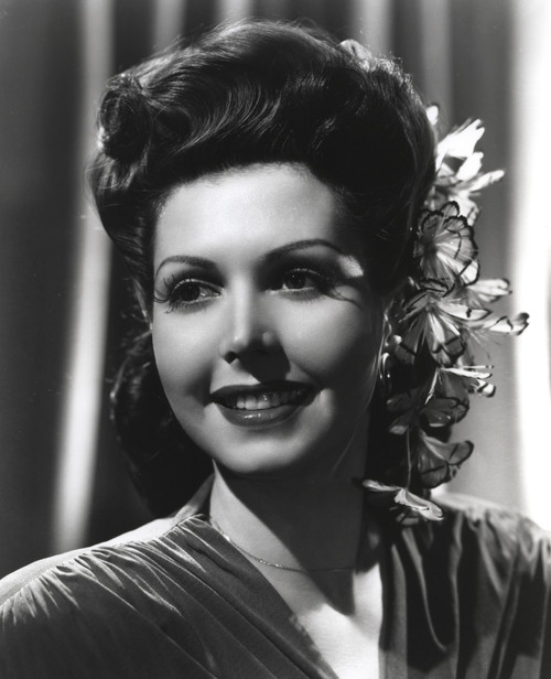 Ann Miller Showing a Big Smile in a Classic Portrait Photo Print - Item # VARCEL685919