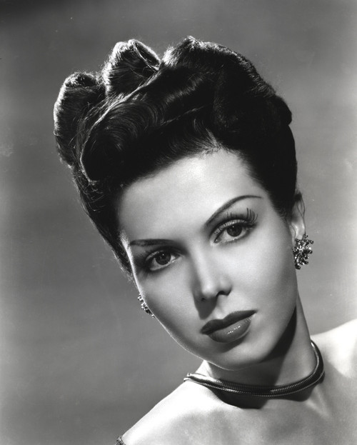 Ann Miller wearing Earrings in a Classic Portrait Photo Print - Item # VARCEL685947