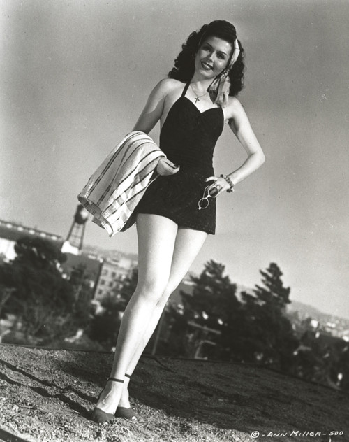 Ann Miller wearing a Minders in a Classic Portrait Photo Print - Item # VARCEL685954