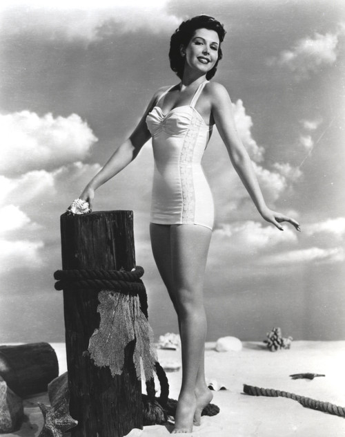 Ann Miller wearing a swimsuit Photo Print - Item # VARCEL685997