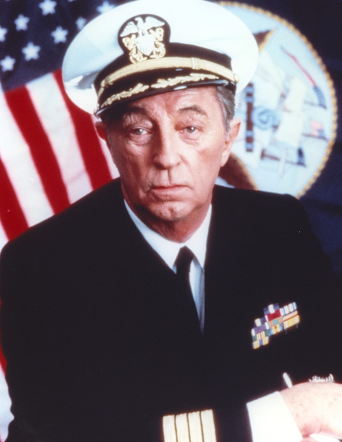 Robert Mitchum wearing a military uniform Photo Print - Item # VARCEL686082
