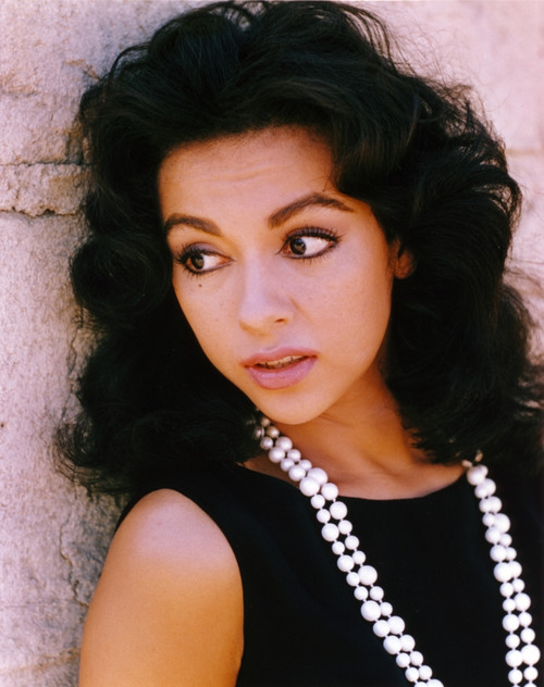 Rita Moreno Looking Away In Black Dress With Necklace Photo Print - Item # VARCEL686228