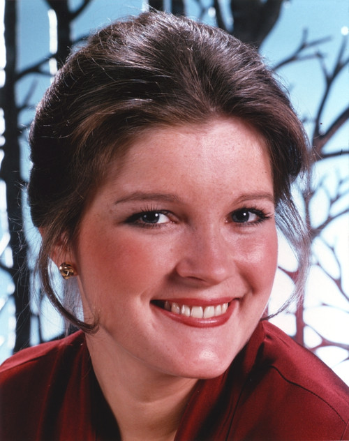 Kate Mulgrew smiling in Red Dress Portrait Photo Print
