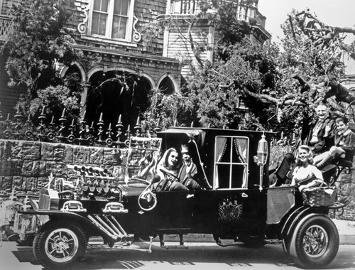 Munsters Looking Serious in Car Photo Print - Item # VARCEL686265