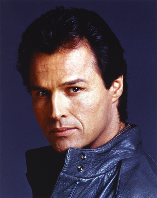 Michael Nader in Black Leather Jacket Close Up Portrait Photo Print - Item # VARCEL686285