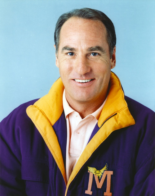 Craig Nelson in Blue Varsity Jacket with Yellow Collar Portrait Photo Print - Item # VARCEL686300