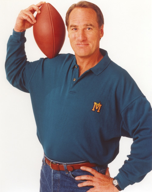 Craig Nelson in Blue Polo With Football Portrait Photo Print - Item # VARCEL686302