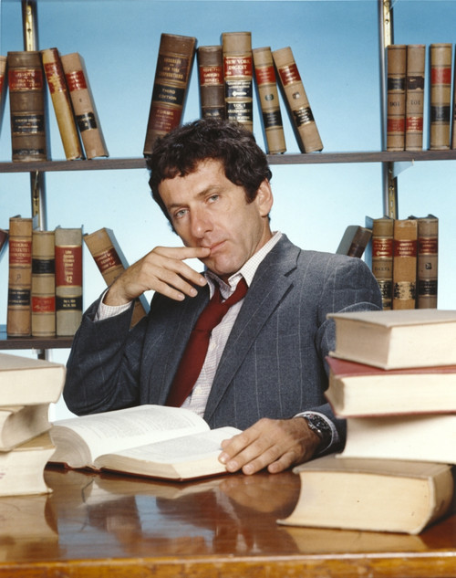 Barry Newman in Formal Outfit With Books Photo Print - Item # VARCEL686322