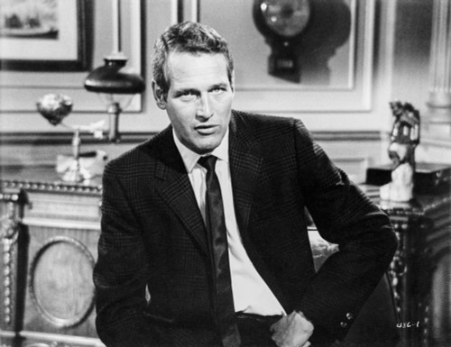 Paul Newman Seated in Classic Photo Print - Item # VARCEL686334