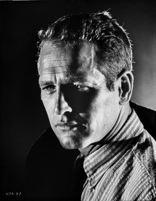 Paul Newman Portrait in Stripes Polo Photo Print - Item # VARCEL686329