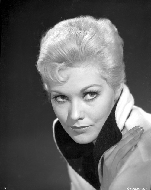Kim Novak Black and White Close Up Portrait Photo Print - Item # VARCEL686494