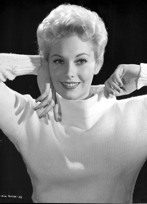 Kim Novak wearing Fit Sweater Portrait Photo Print - Item # VARCEL686511