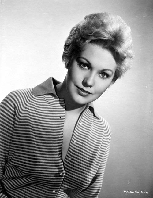 Kim Novak in a striped shirt Photo Print - Item # VARCEL686527