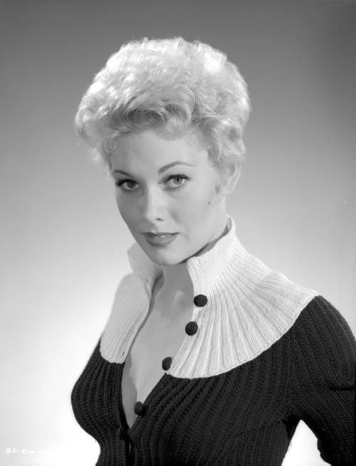 Kim Novak in Black and White Gown Portrait Photo Print - Item # VARCEL686537