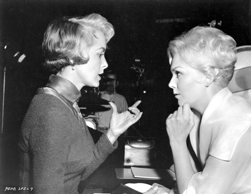 Kim Novak Talking in Black Dress Photo Print - Item # VARCEL686538