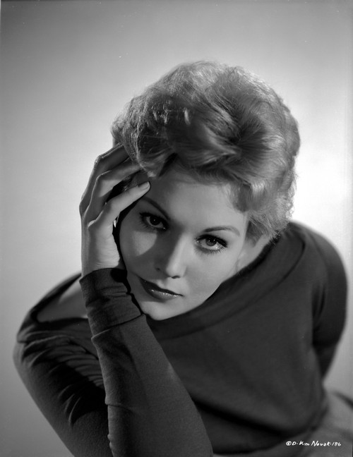 Kim Novak Posed wearing Black Fit Outfit Portrait Photo Print - Item # VARCEL686542