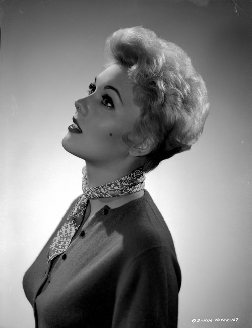 Kim Novak in Formal Dress Black and White Portrait Photo Print - Item # VARCEL686567