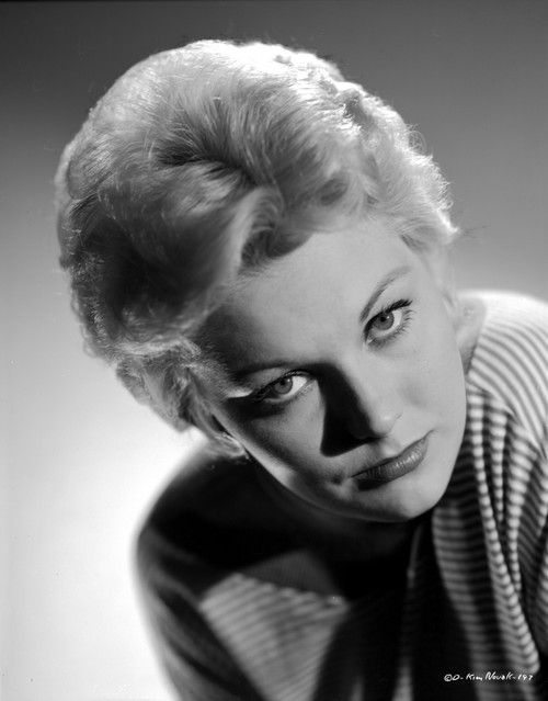 Kim Novak in Stripes Shirt Close Up Portrait Photo Print - Item # VARCEL686575