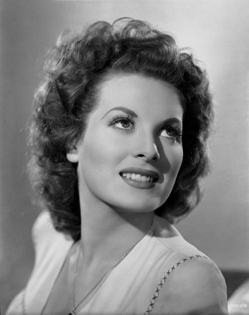 Maureen O'Hara Close Up Portrait smiling White Blouse Photo Print - Item # VARCEL686695