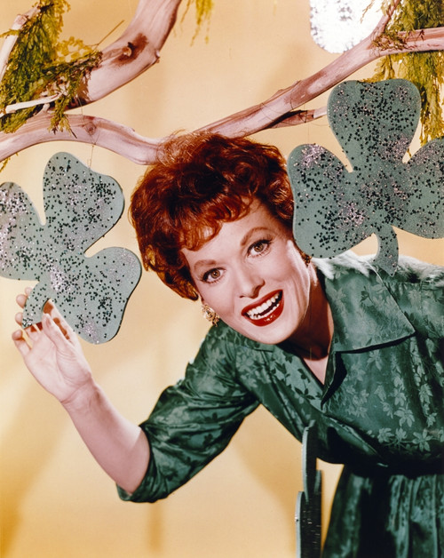 Maureen O'Hara Posed in Green Gown Photo Print - Item # VARCEL686707