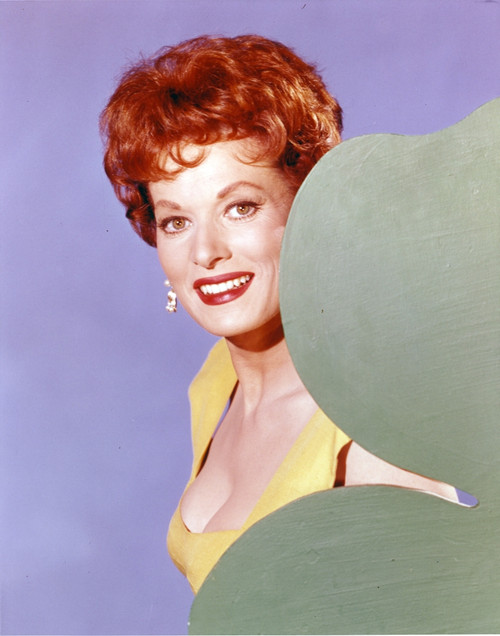 Maureen O'Hara in Yellow Dress Portrait Photo Print - Item # VARCEL686704