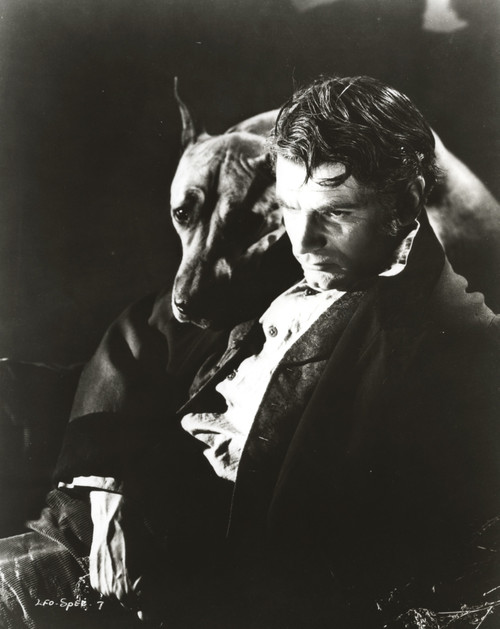 Laurence Olivier with a dog Photo Print - Item # VARCEL686749