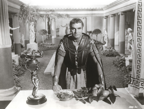 Film still of Laurence Olivier in Spartacus Photo Print - Item # VARCEL686755