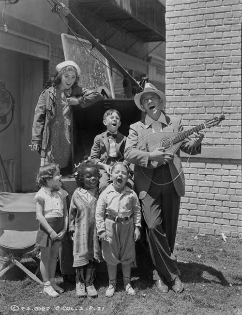 Our Gang singing outdoors Photo Print - Item # VARCEL686772