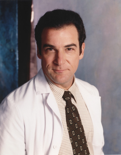 Mandy Patinkin Posed in White Doctor Outfit with Necktie Photo Print - Item # VARCEL686823