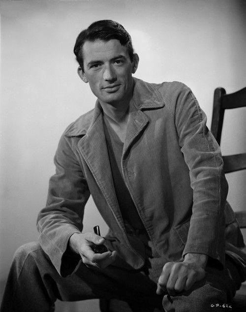 Gregory Peck in Leather Jacket Portrait Photo Print - Item # VARCEL686835