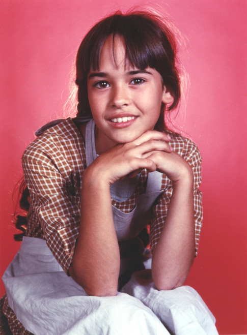 Sydney Penny Posed With Red Background Portrait Photo Print - Item # VARCEL686848