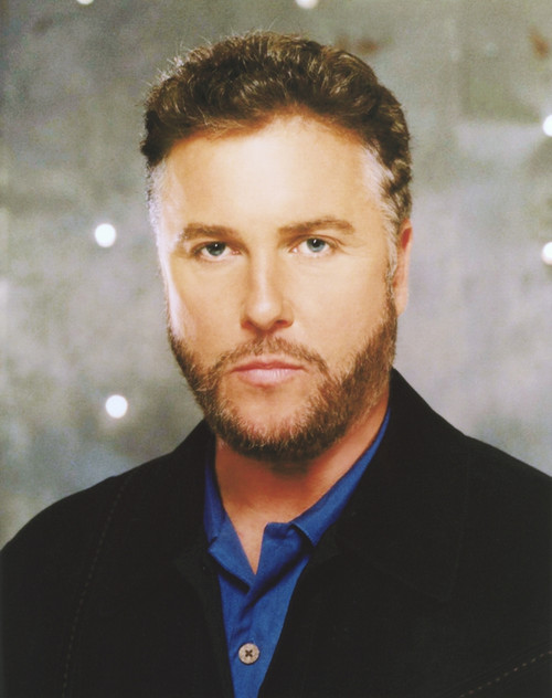 William Petersen Posed in Black Suit with Beard Photo Print - Item # VARCEL686866