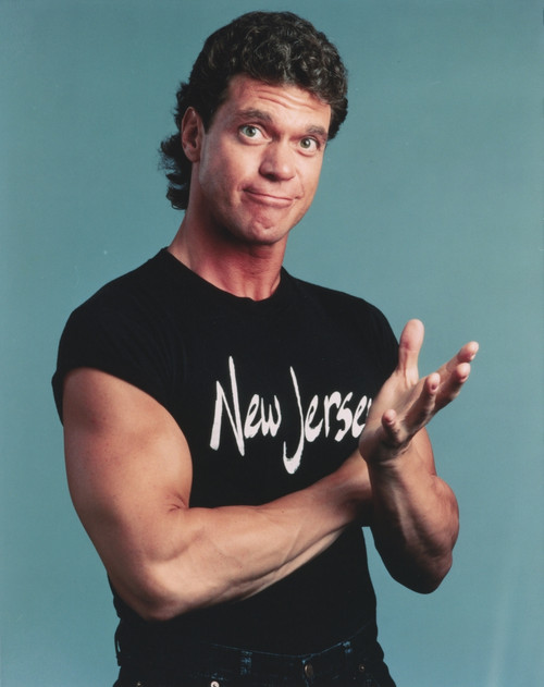Joe Piscopo wearing a Sleeveless Shirt in a Close Up Portrait Photo Print - Item # VARCEL686874