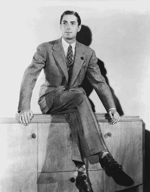 Tyrone Power in a suit Photo Print - Item # VARCEL686919