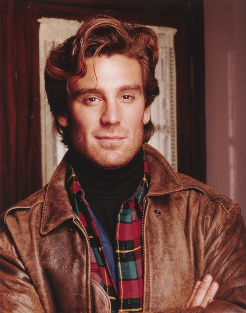 Pretender Cast Member Michael Weiss in Brown Leather Jacket Close Up Portrait Photo Print - Item # VARCEL686960