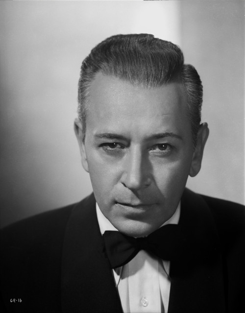 George Raft wearing Tuxedo with Tie Black and White Photo Print - Item # VARCEL687005