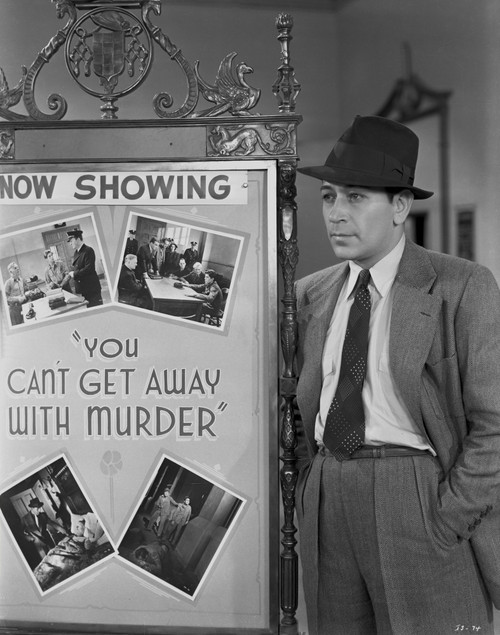 George Raft in Formal Outfit Black and White Photo Print - Item # VARCEL687008