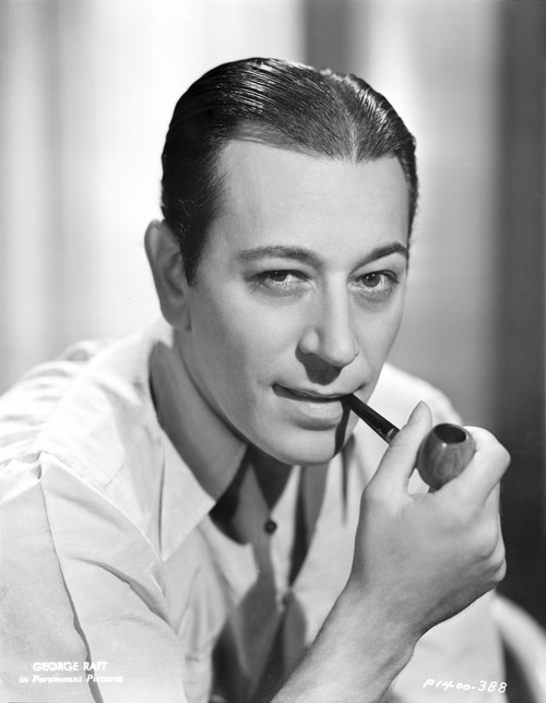 George Raft Posed with Smoking Pipe Photo Print - Item # VARCEL687012