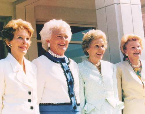 Group Picture With Nancy Reagan Photo Print - Item # VARCEL687030