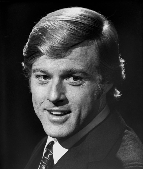 Robert Redford in Suit with Black Background Photo Print - Item # VARCEL687060