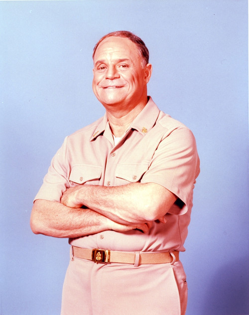 Don Rickles standing in Brown Army Uniform Photo Print - Item # VARCEL687093