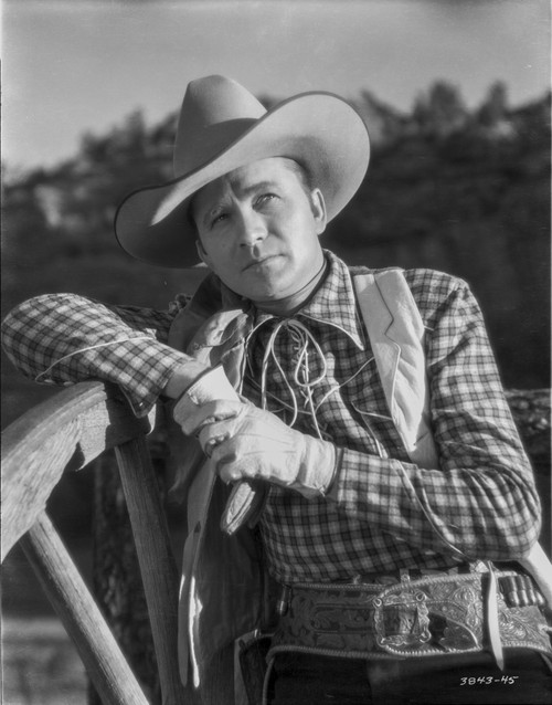 Tex Ritter in cowboy uniform Photo Print - Item # VARCEL687124