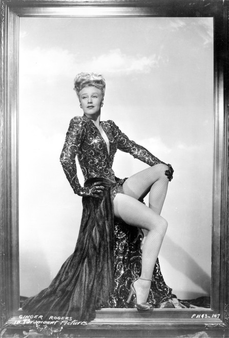 Ginger Rogers wearing a metallic dress Photo Print - Item # VARCEL687214