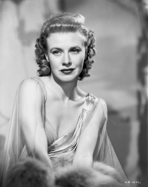 Ginger Rogers Portrait Red lipstick Curly Hair Photo Print - Item # VARCEL687240