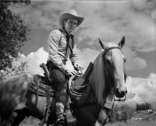 Roy Rogers Riding on a Horse Photo Print - Item # VARCEL687252