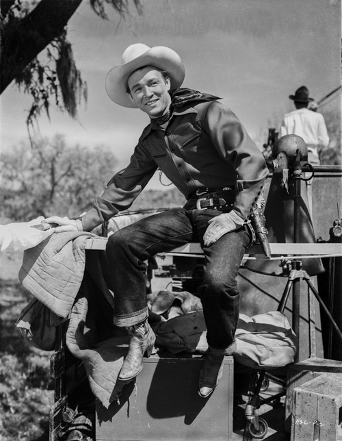 Roy Rogers Seated in Cowboy Attire Photo Print - Item # VARCEL687271