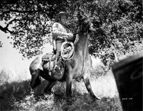 Roy Rogers Riding a Saddled Horse Photo Print - Item # VARCEL687278