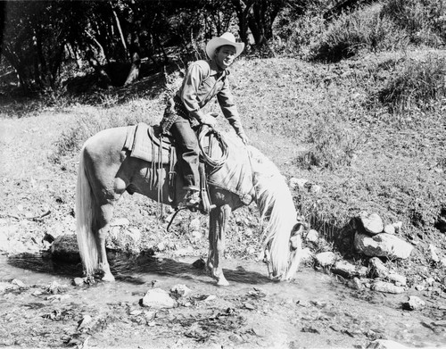 Roy Rogers Riding a standing Horse Photo Print - Item # VARCEL687273