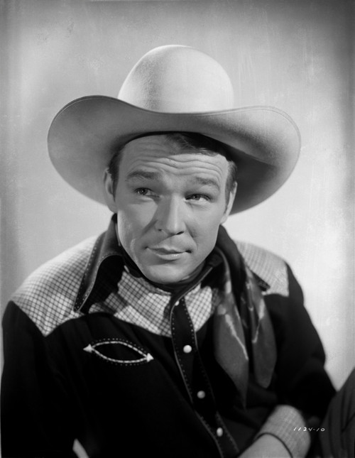 Roy Rogers Posed with White Background Photo Print - Item # VARCEL687294